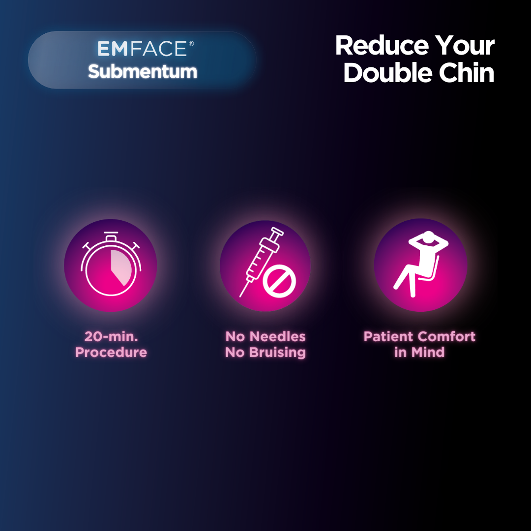 The benefits of Emface treatments for double chin